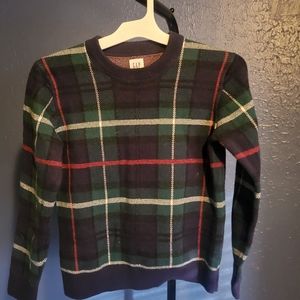 Green Plaid Sweater